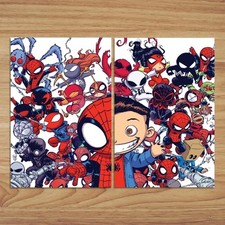 The Superior Spider-Man 32 & Amazing 9 Young Connecting Virgin Variants Turkish picture