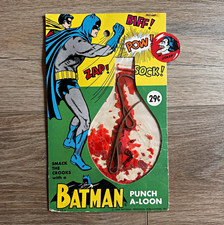 Vintage 1966 Batman “Punch-A-Loon” With Riddler Balloon Toy picture