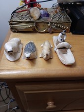vintage inuit carvings lot Of 4 NOT STONE picture