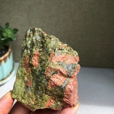 78mm Natural unakite crystal semi-precious rough original Specimen 252g A5992 picture