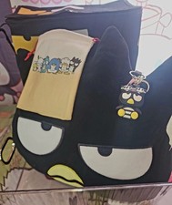 Sanrio Badtz Maru Large Storage Bag Drawstring Pouch Pillow Keychain Placemat picture
