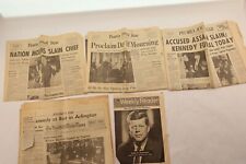 JFK newspaper assassination memorial issue weekly reader 1963 Seattle Daily Time picture