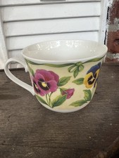 Vintage Roy Kirkham Fine Bone China Mug - Made in England  VIOLA  2000 picture