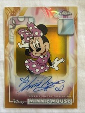 Topps Chrome Disney 2026 Minnie Mouse Auto 39/50 picture