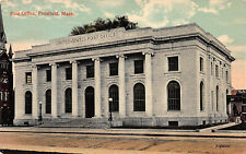 Post Office, Pittsfield, Massachusetts, early postcard, unused picture