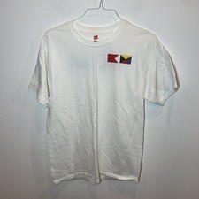 FedEx Bravo Zulu T-Shirt Size M Federal Express White Hanes Collectors picture