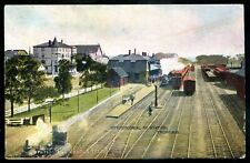 TRURO Nova Scotia Postcard 1910s GTR Train Station picture