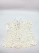 1930s Baby Dress Embroidered Batiste Made in Philippines picture