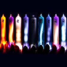 Rare Luminous Gas In Sealed Glass 99.999% Pure Krypton Helium Neon Argon Xenon picture