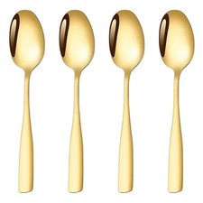 SS 4 Pcs Spoon Set Modern Table Spoons for Dining Serving & Daily Use picture