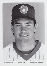 1988 Press Photo Team Issue Brewers Paul Molitor, used for Donruss Baseball Card picture