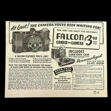 Vintage 1946 Falcon Candid Camera Mail Order Magazine Ad Photography #736 picture