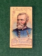 1889 Duke's Cigarettes History Of Generals (N78) Gen. O O Howard-SGC 3 Grading picture