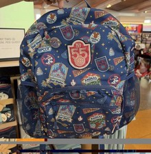 Disney Parks 2026 WDW 55th Anniversary 4x Park Icons Figment Mickey Backpack Bag picture
