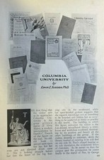 1910 Columbia University New York Barnard College St. Paul's Chapel illustrated picture