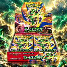 Pokemon TCG Japanese MEGA Storm Emeralda Booster Box Sealed w/ Shrink picture