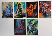1996 Fleer Skybox Marvel Masterpieces Double Impact complete 6 card MINT set picture