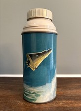 Vintage 1963 NASA John Glenn Mercury Orbit Thermos King Seeley No Cup Space Art picture