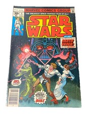 Star Wars Marvel Comics #4 Comic Book 1977 Clean Death Vader 30 Cent Cover picture
