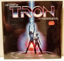 1982 Buena Vista Records #2517 The Story of TRON -LP record Rare New -Sealed picture