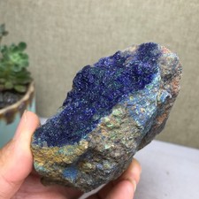226g Natural Azurite Malachite gemstone Rough original Crystal Specimen A4639 picture