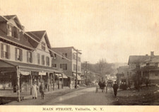Valhalla NY Main Street Postcard Westchester County picture