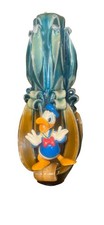 VTG Donald Duck RARE Handmade ribbon candle Green Brown Disney character 1980s picture