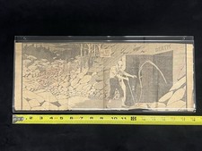 1913 Winsor McCay Original Newspaper Comic Death Scene Custom Display Holder picture