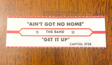 The Band - Ain't Got No Home / Get It Up   Jukebox Title Strip picture