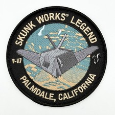 Lockheed Martin® Skunk Works®, F-117 Nighthawk®, Palmdale, CA Patch, 3.5 in picture