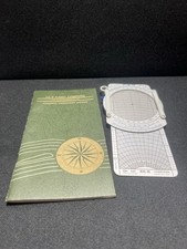 Vintage Aero Products E6-B Aluminum Flight Computer With Manual B100 picture