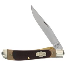 194ot Gunstock Trapper Lockblade Traditional Folding Pocket Knife With 3.1in Cli picture