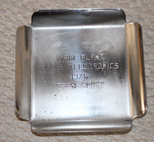 1979 Delco Electronics Kokomo Indiana Main Plant Open House Chrome Ashtray picture