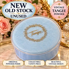Vintage Tango Dusting Powder NOS New Old Stock Blue Powder Box Sealed Unused picture