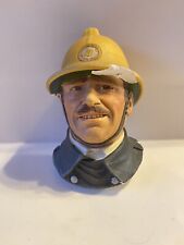 Bossons The Fireman Chalkware Head Vintage 1989 Wall Hanging England Damaged picture