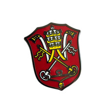 Holy See Vatican Catholic Coat of Arms Hat Jacket Tie Tack Lapel Pin picture
