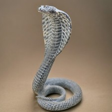 Ancient Egyptian Cobra Uraeus Statue Rare Pharaonic Antiquities BC picture