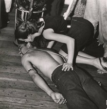Ted Joans Beat Generation poet painter musician a Voodoo trance ly- Old Photo picture
