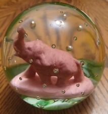 Bimbah R.H. (Robert Henry) 1982 Pink Elephant Paper Weight picture