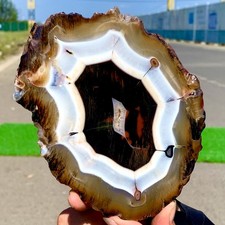 482G Natural Magnificent banded agate stone with beautiful colors /north Ankara picture
