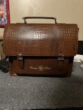 Rocky Patel Party Executive Briefcase – Brown Leather – Brand New picture