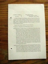 CIVIL WAR TULLAHOMA TENNESSEE SEXUAL ASSAULT COURTMARTIAL 1864 picture