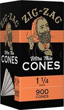 Zig-Zag Pre Rolled Cones Ultra Thin 1 1/4 Size 900 ct picture