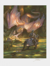 Donato Giancola SIGNED Art Print Enchanted History of Fantasy Illustration Cover picture