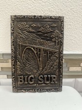 Big Sur 10โ X 6.5โ Wall Plaque 3d Relief Sculpture Wall Art Bixby Bridge picture