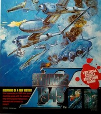 Strikers 1945 Arcade Game Flyer Original Unused 1997 Video Aircraft Art Japan picture