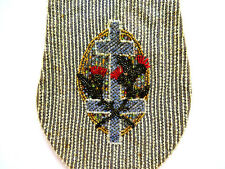 RARE Antique Beaded Purse Handbag ~ Church Religion Thistle & Cross picture