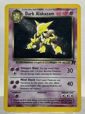Pokémon TCG - Dark Alakazam 1/82 Team Rocket Unlimited Holo MP/HP picture