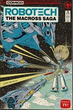 ROBOTECH: MACROSS SAGA #13 1986 COMICO -TV SERIES- HERMAN/ LEEKE...FN/VF picture