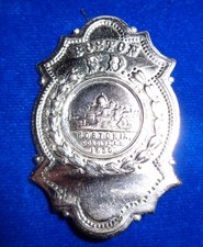 Obsolete Vintage Boston, Massachusetts Fire Department Badge, Damaged picture